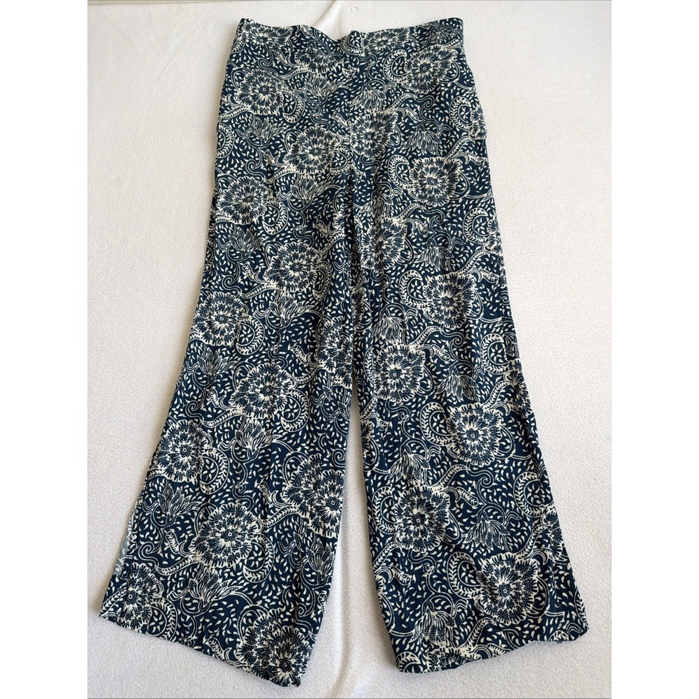 Maeve Anika Wide Leg Paisley Casual Pants Size Medium Boho Chic